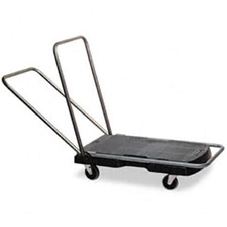 Pinpoint Utility-Duty Home/Office Cart  250 lb Capacity  20-7/8 x 31-3/4 Platform  BK PI619956